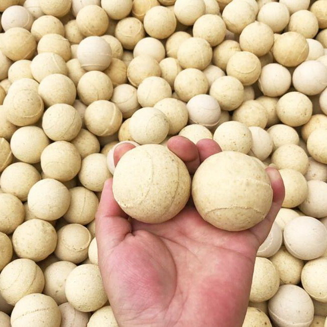 Heat Storage High Alumina Balls High Alumina Refractory Balls Various Diameters