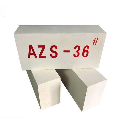 Glass Furnace Refractory Bricks Fused Cast AZS Block Zirconium Corundum Bricks