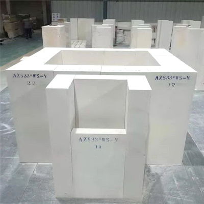 Fused Cast AZS 33 36 41 Bricks Zirconium Corundum Blocks Glass Furnace AZS Bricks